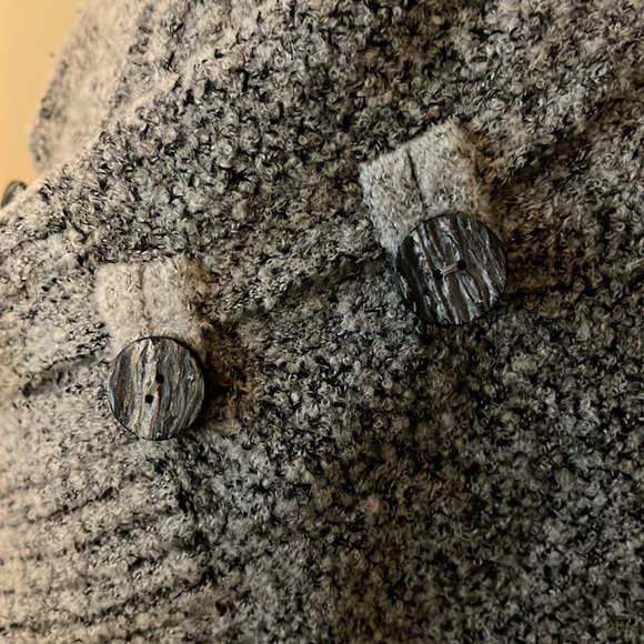 Anthropologie Angel Of The North Cabled Boucle Sweater - Gray - Small - Picture 5 of 7